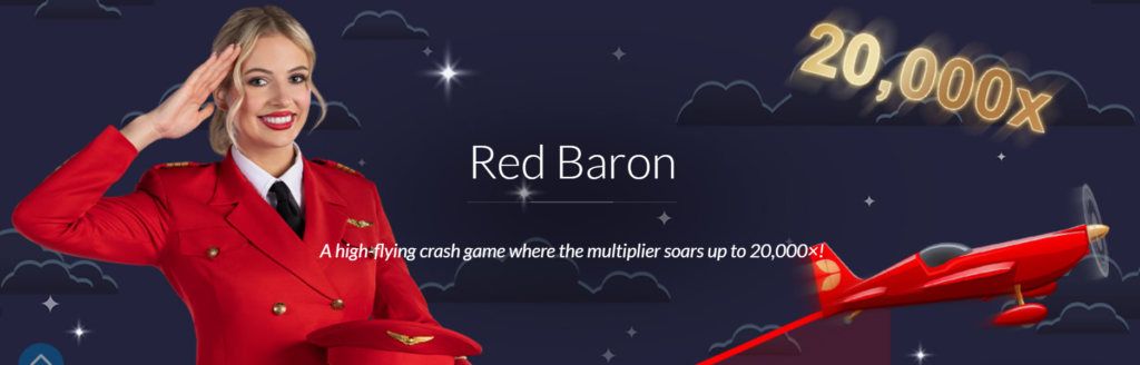 red baron från evolution - nytt live spel