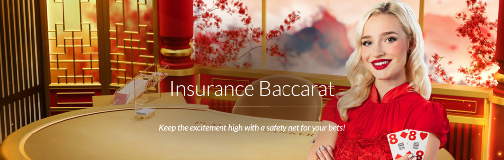 insurance baccarat från evolution - nytt spel i live casino