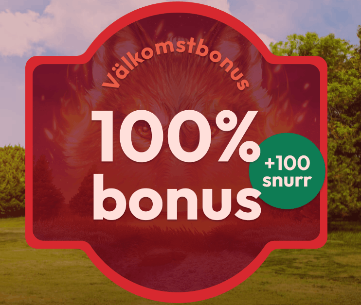 100 free spins utan omsättningskrav på casinostugan